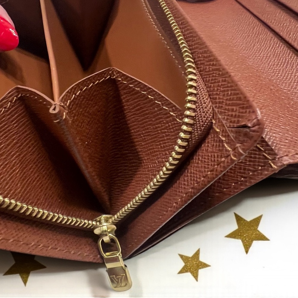 Louis Vuitton Monogram Porte-Monnaie Tresor Wallet ALL INCLUSIVE! - Picture 8 of 14